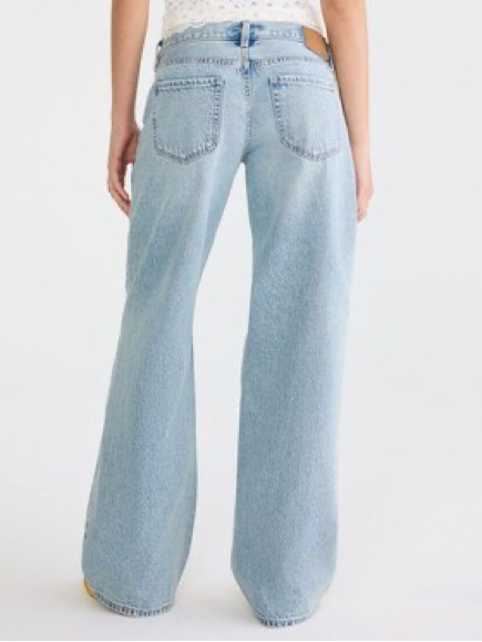 Aeropostale Super Low Rise Baggy Wide Leg Jeans